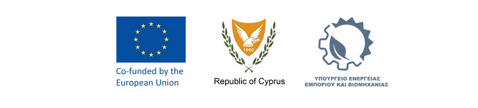 Co-funded by the European Union, Republic of Cyprus, and Ministry of Energy, Commerce and Industry